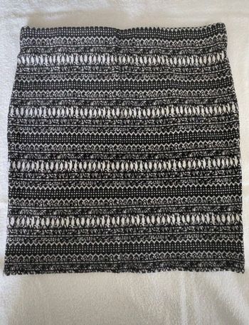 Jupe cache-cache noire et blanc taille 36