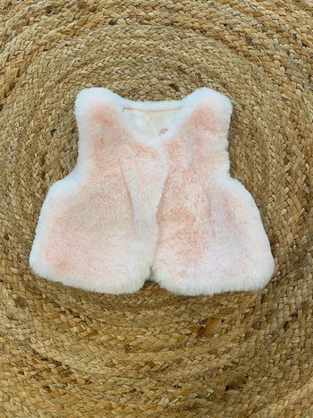 Gilet polaire réversible bébé fille 3 mois