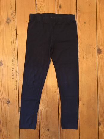 Legging jambes longues bleu Marine navy kid junior fille InExtenso