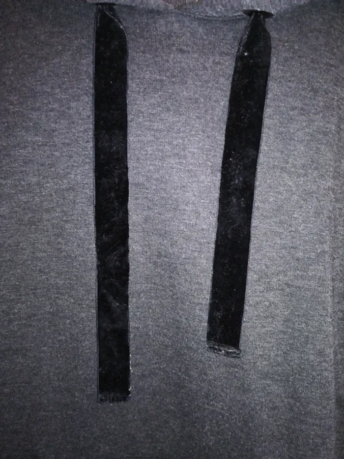 Pull à capuche gris, Etam, taille XS, très bon état - photo numéro 5