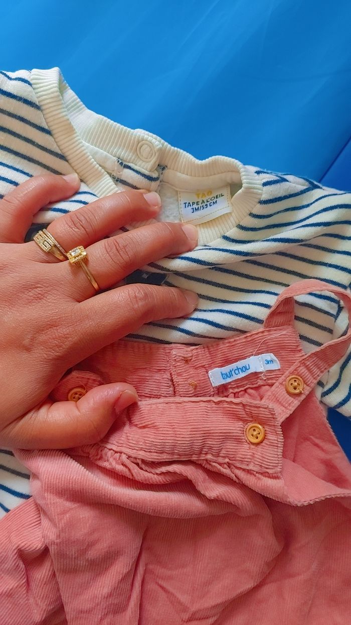 Lot bébé fille 3=6 mois - photo numéro 2