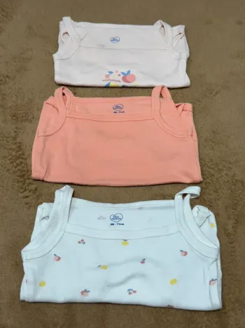 Lot de 3 bodies manches courtes