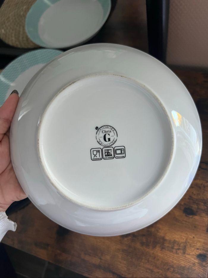 Lot de 3 assiettes creuses Chris G - photo numéro 6