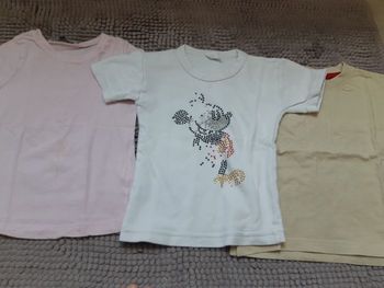 Lots T-shirt MC 2 ans