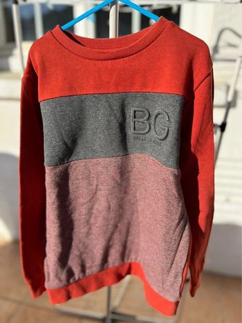 Sweat orange Kiabi 10 ans