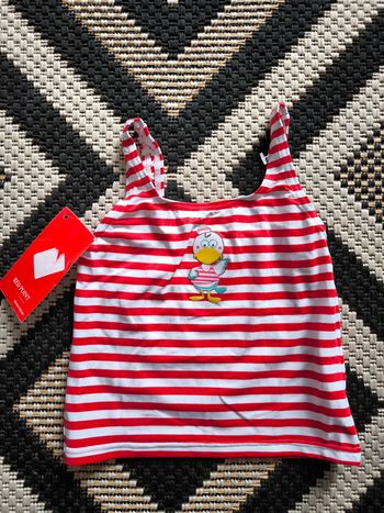 Haut de maillot de bain 4 ans neuf red point