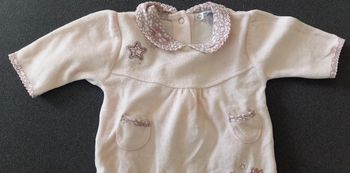 Pyjama rose 1 mois