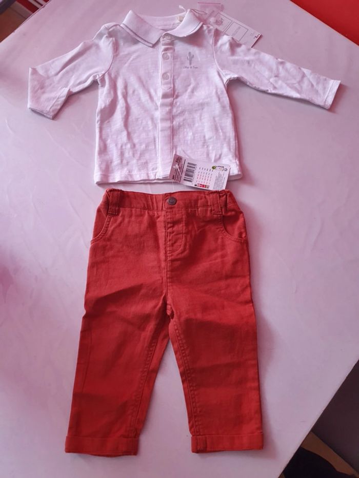 Ensemble garçon 9 mois