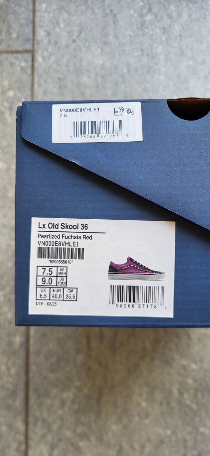 Vans Lx Old Skool, Pearlized Fuchsia Red - Taille 40 - photo numéro 6