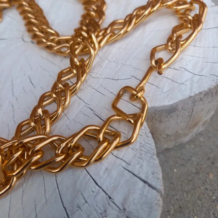 Ceinture de hanche dorée vintage - photo numéro 3