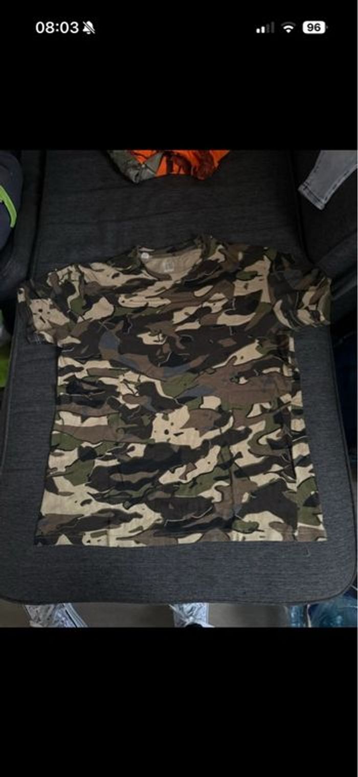 Lot de 2 t-shirt homme militaire