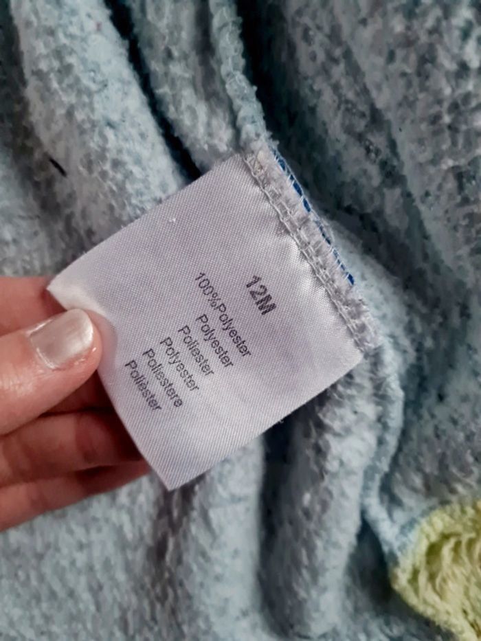 Robe de chambre bleue et verte mixte - 12 mois - photo numéro 13