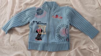 Sweat zippé Minnie 2 ans