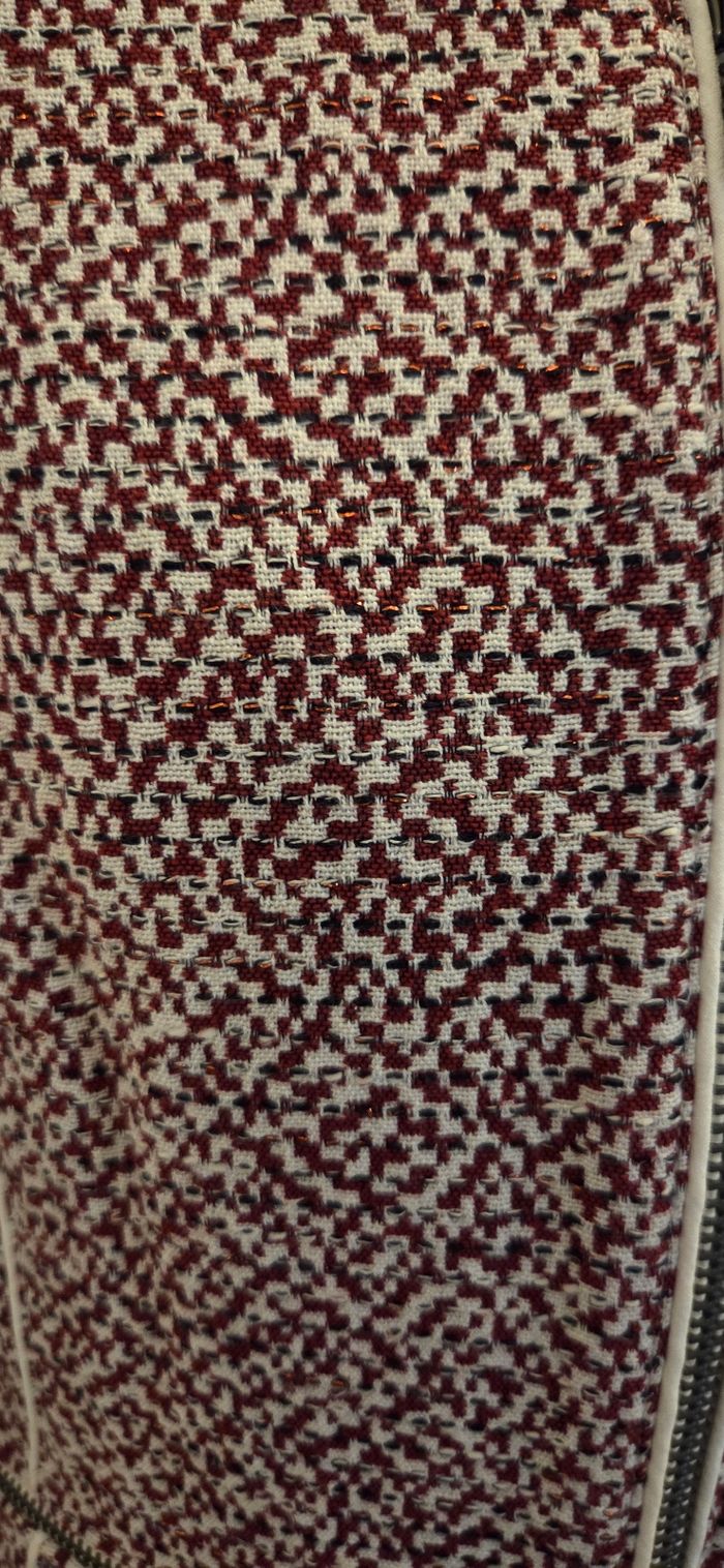 Veste IKKS femme 38 – style tweed chic & rock – zip argenté – comme neuve - photo numéro 2