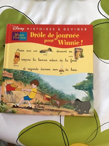 Livre drôle de journée Winnie l ourson. Disney