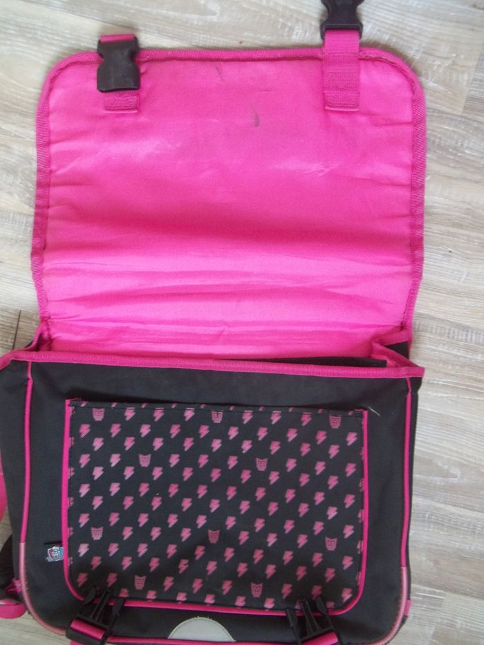Cartable 2 compartiments noir Monster High - photo numéro 5