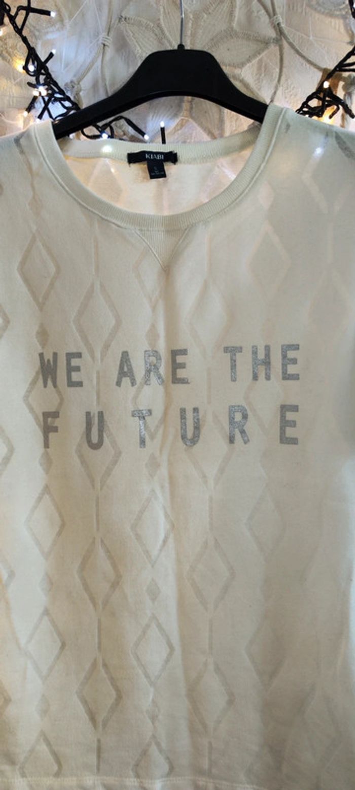 Superbe tee shirt bi matière neuf - photo numéro 2