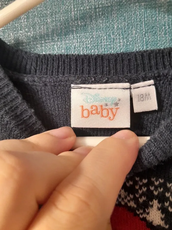 Jolie pull de Noël  - Stitch en taille 18 mois ( 86 cm ) - photo numéro 4