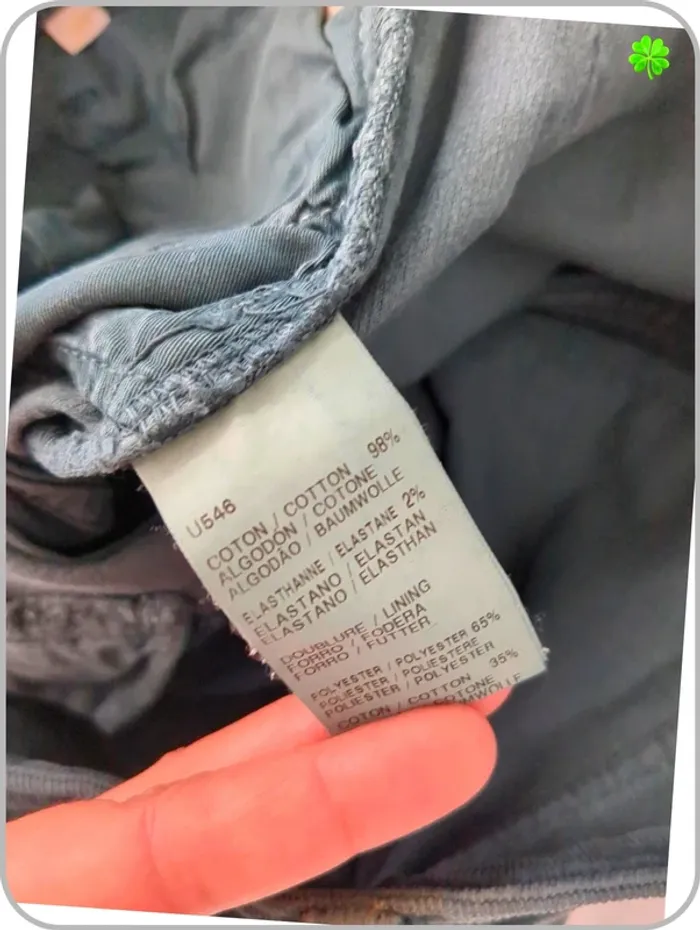 Pantalon Jeans femme en velours 36 - photo numéro 6