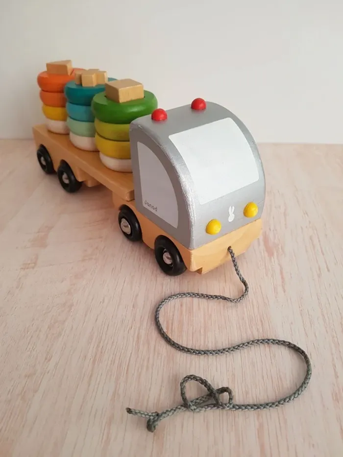 Camion multi color en bois Janod - photo numéro 11