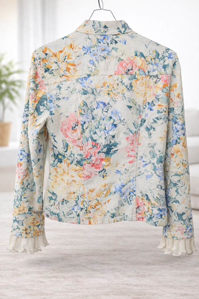 Veste Kenzo fleurie - photo numéro 2