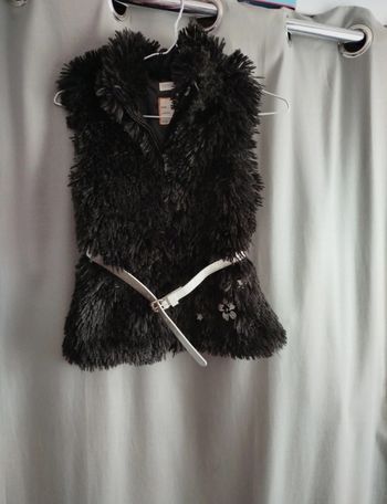 Gilet fille  avec ceinture