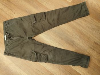 Pantalon baggy treillis kaki Célio 44