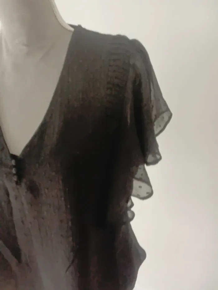 🌹blouse manche courte kiabi taille 38🌹 - photo numéro 4