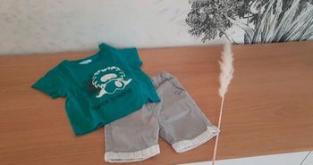 Ensemble short t-shirt été