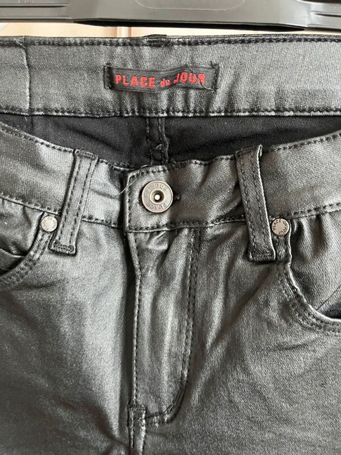 Jean skinny enduit place du jour taille 34 - photo numéro 4