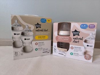 Lot de biberons Tommee Tippee 0m+ et 3m+