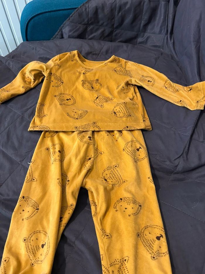 Pyjamas 2 pièces orange - photo numéro 3