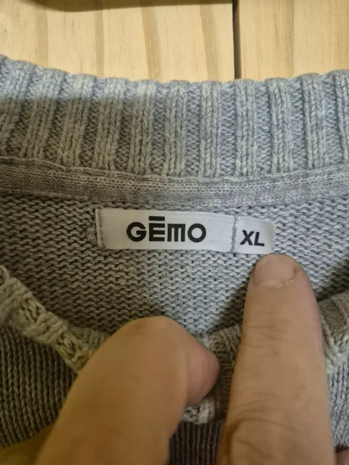 Pull gris homme - photo numéro 2
