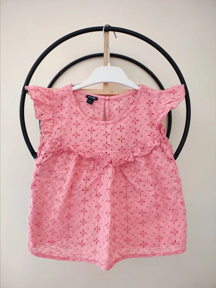 5 ans blouse été effet broderie dentelle kiabi