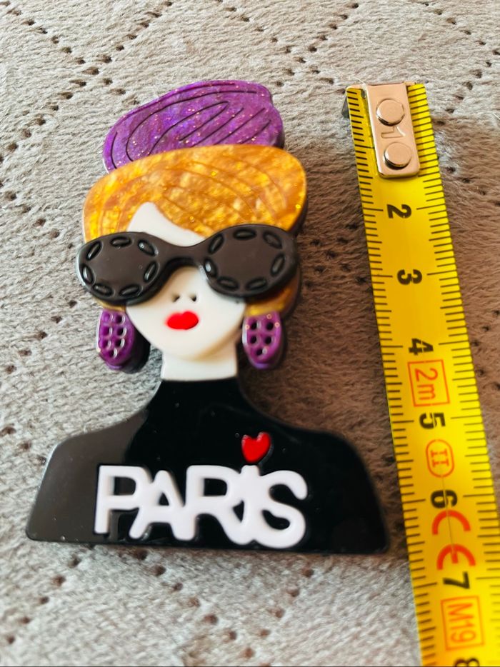 Magnifique broche pop art - photo numéro 2