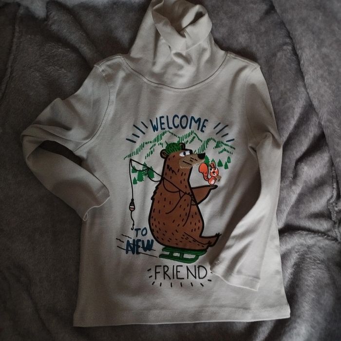 T-shirt col roulé 3 ans dpam