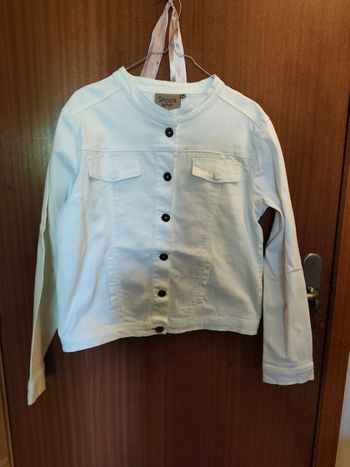 Veste en Jeans Blanche 