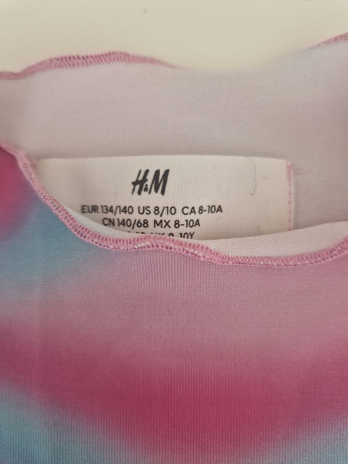 T-shirt manches longues fille 8/10 ans H&M cœur - photo numéro 3