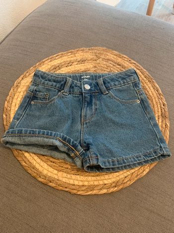 Short jean fille