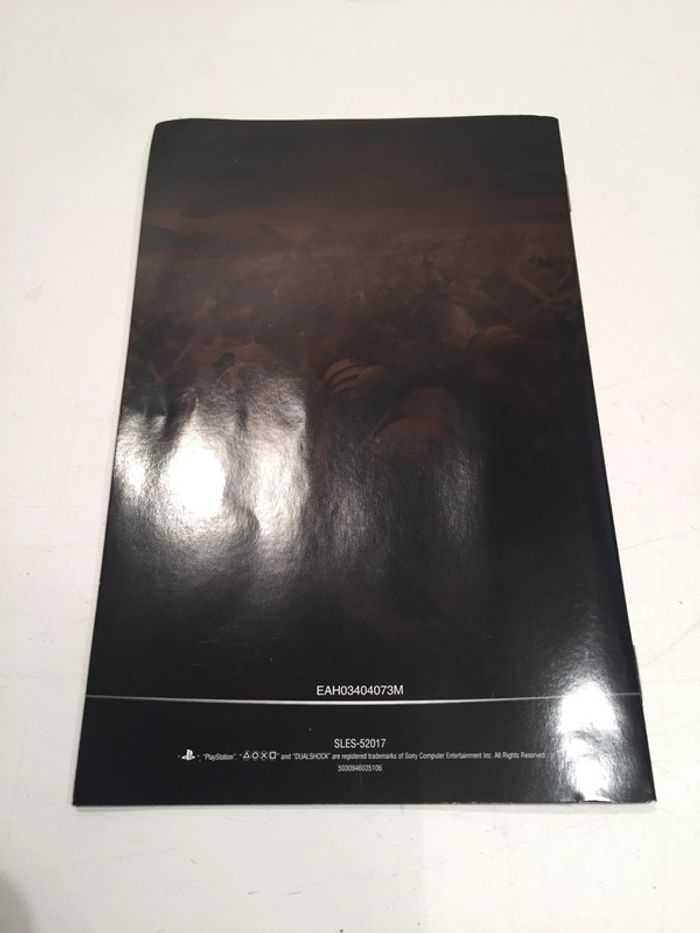 Notice seule néerlandaise jeu The lord of the rings SLES-52017 console playstation 2 ps2 #A5 - photo numéro 2