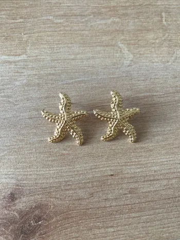 Boucle d'oreille etoile de mer