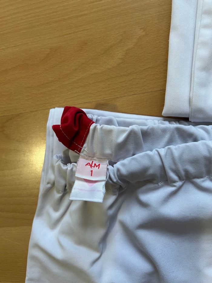 Lot de 3 pantalons blancs • taille 1 • ALM - photo numéro 4