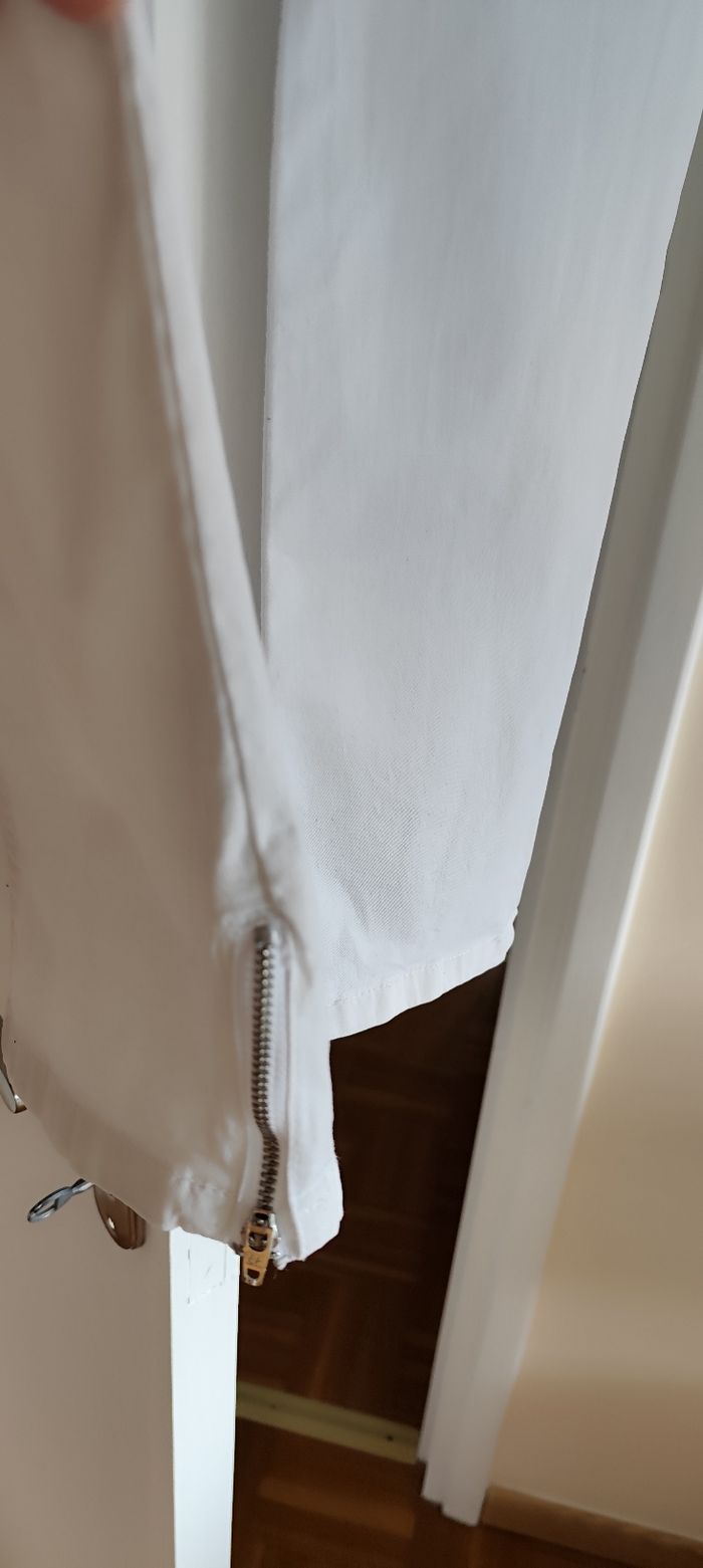 Pantalon femme taille 40 blanc - photo numéro 5