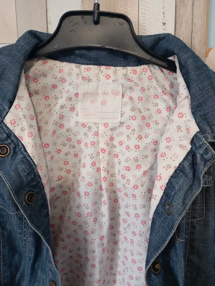 Veste en jean taille 18mois - photo numéro 3