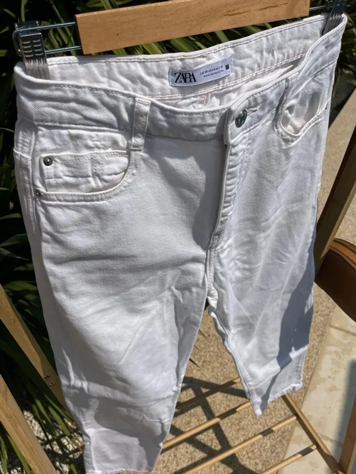 Jean blanc Zara - photo numéro 3