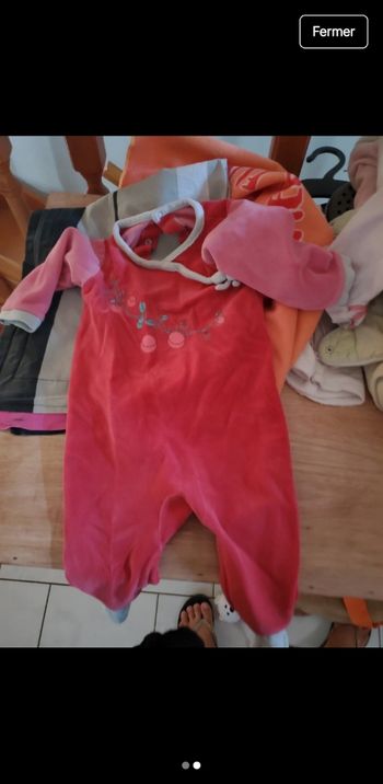 Lots Pyjama  1 pièce taille 12 mois