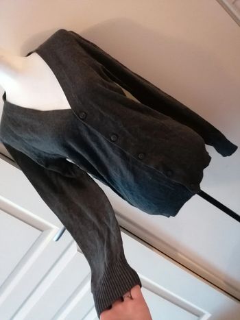 Gilet col v taille s