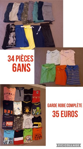 Lot été 6ans garcon