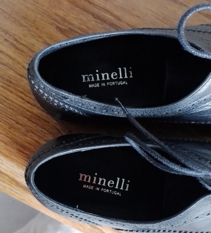 derbies cuir Minelli T36 - photo numéro 4