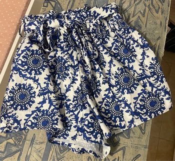 short fleuri femme
